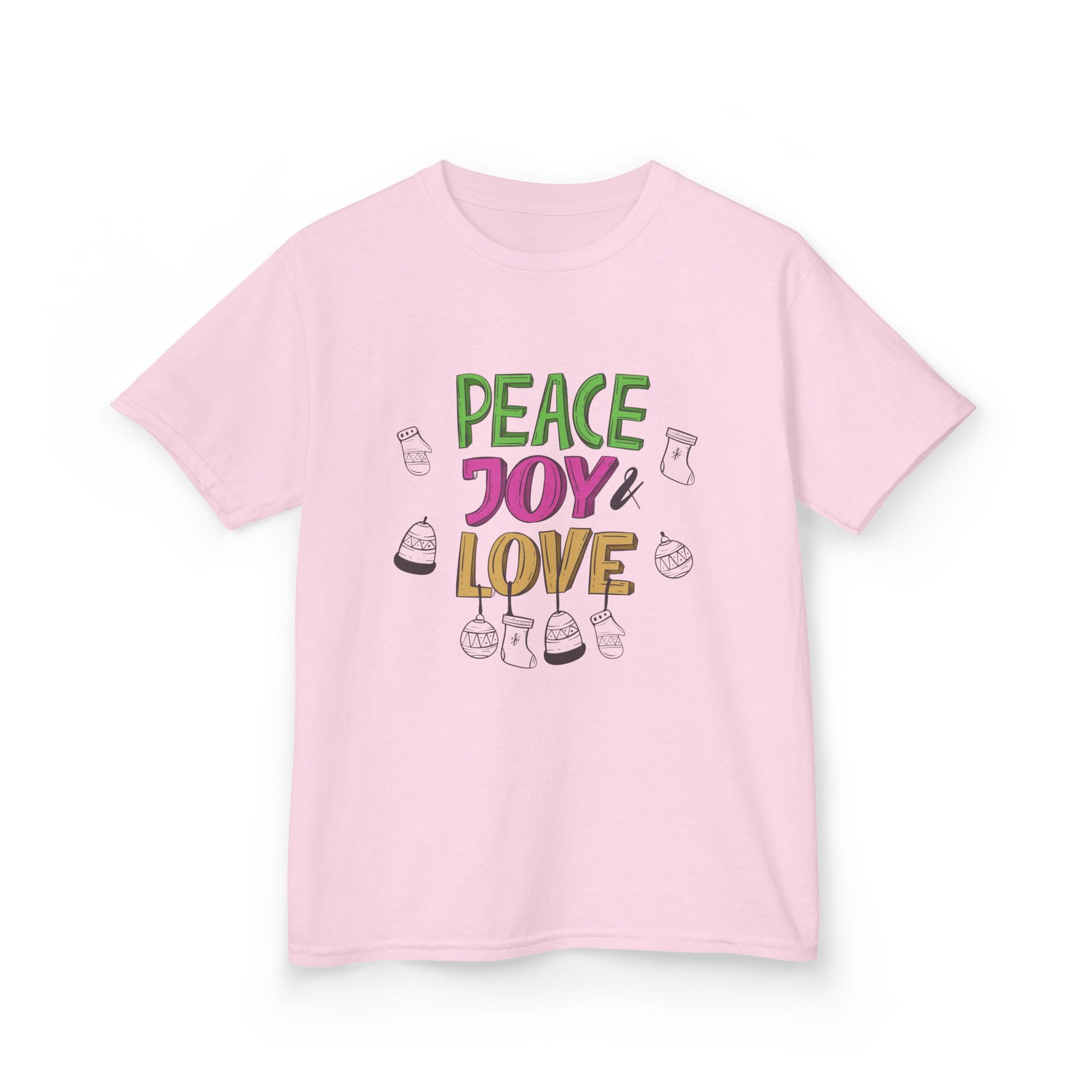 Frieden, Freude & Liebe T-Shirt für Kinder von SNRUE® 