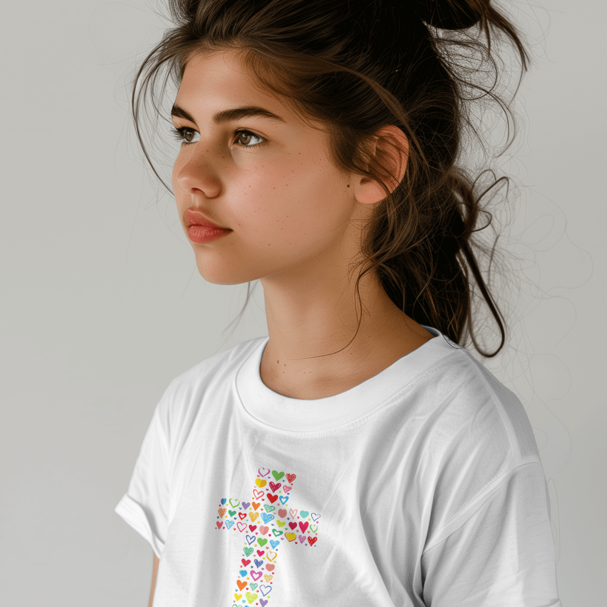 T-shirt Amour & Foi pour Enfants par SNRUE® 