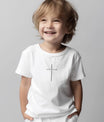 T-shirt Minimaliste Foi Croix pour Enfants par SNRUE® 