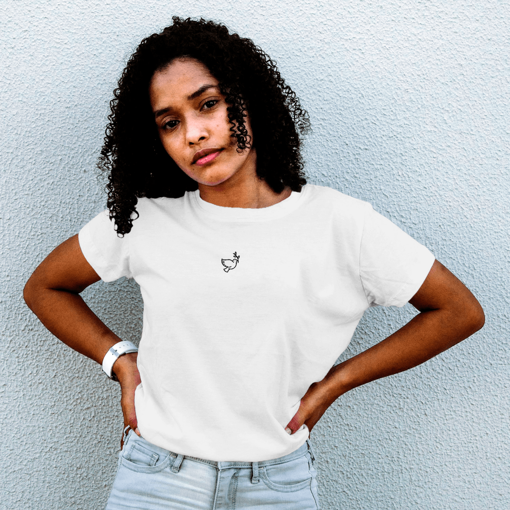 The Wisdom & Peace Tee – White Edition by SNRUE®