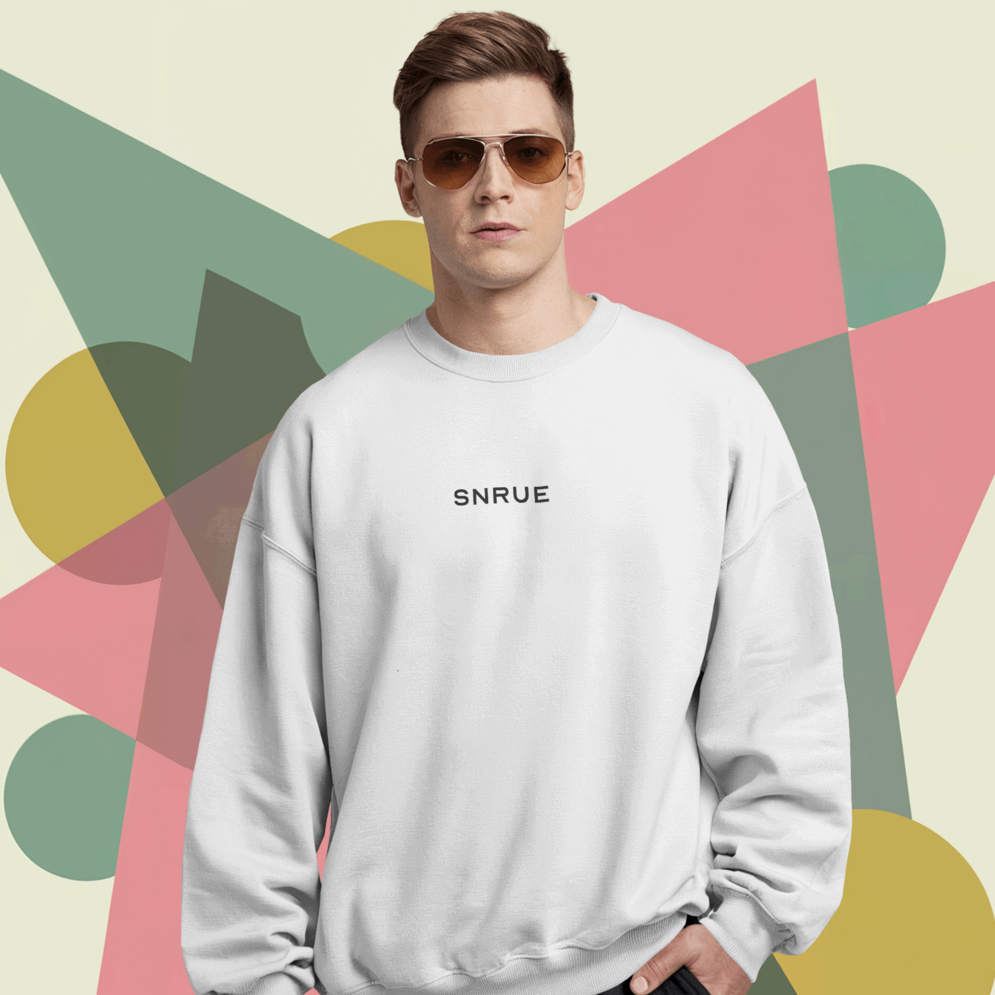 Sweat-shirt en polaire intemporel par SNRUE® 