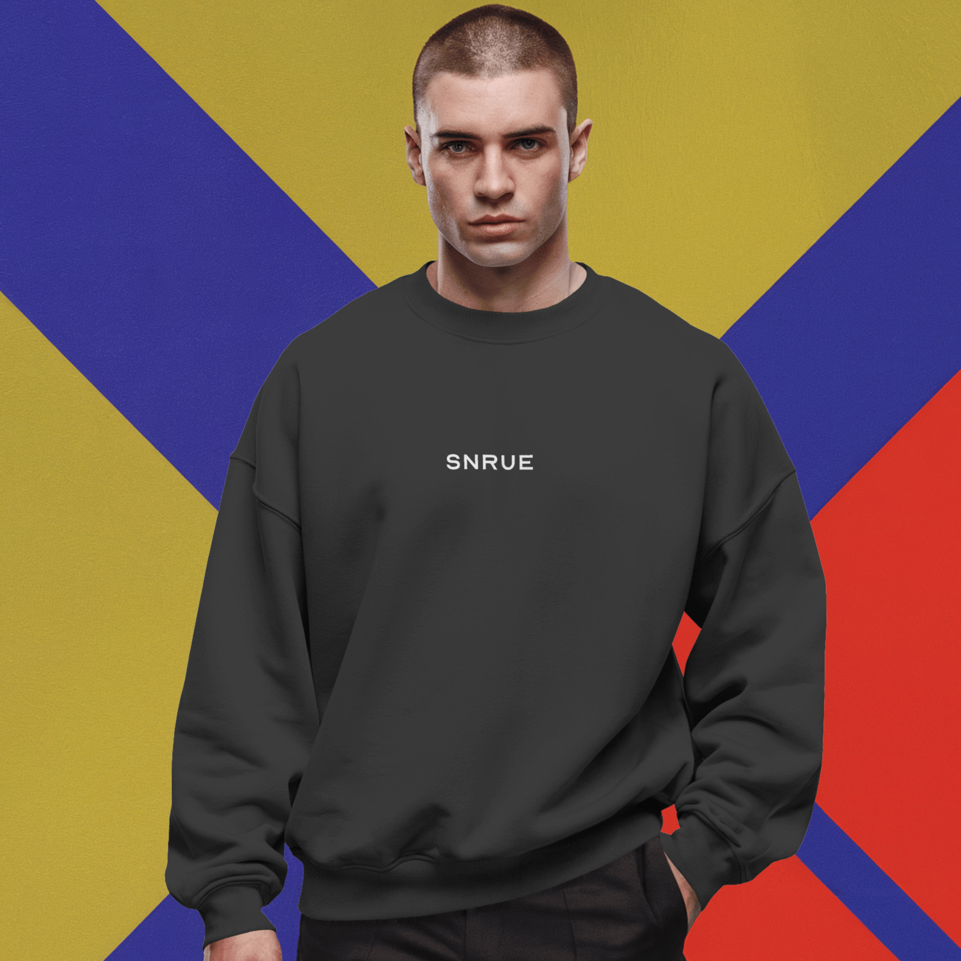 Sweat-shirt en polaire intemporel par SNRUE® 