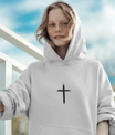 Minimalistisches Cross-Hoodie von SNRUE® 