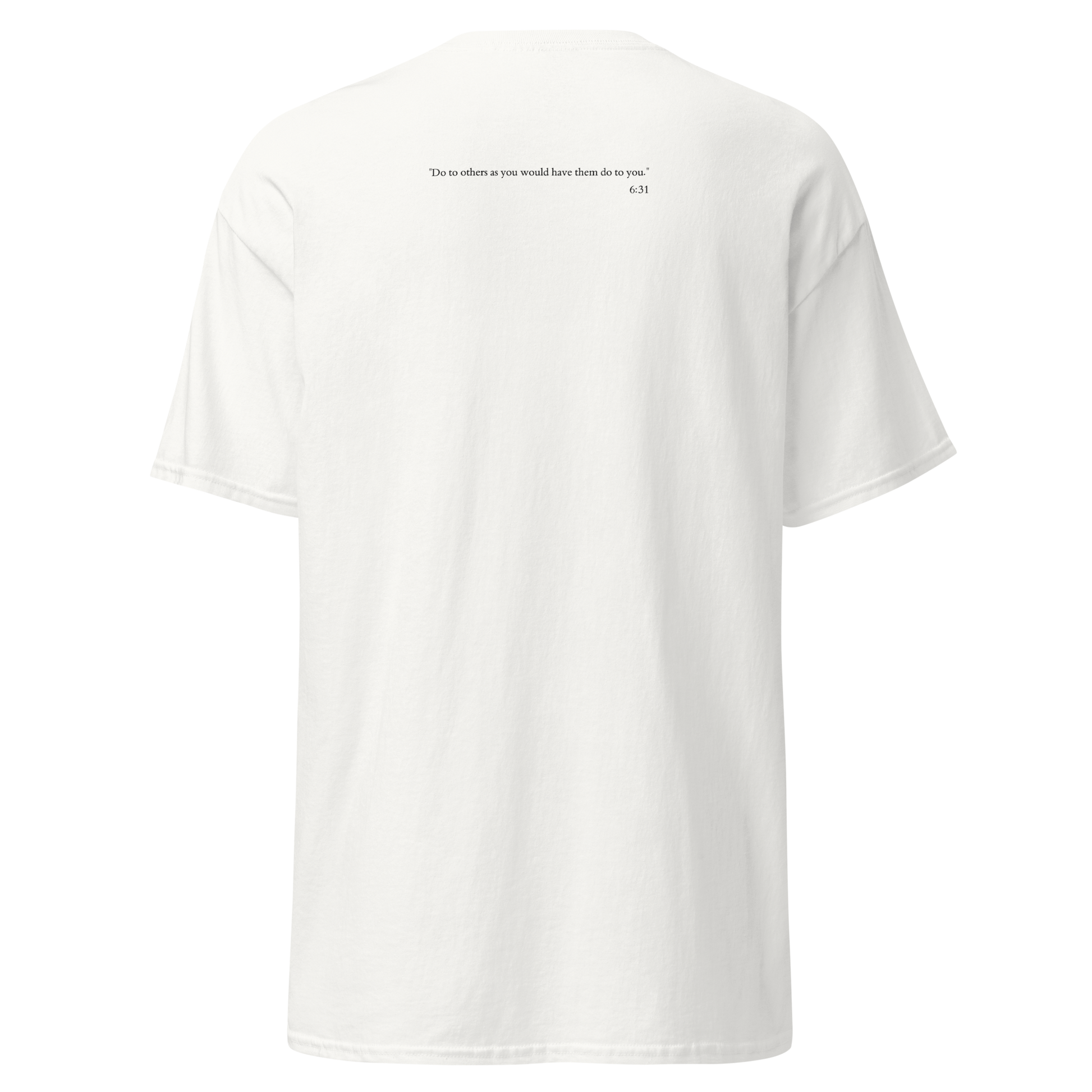 The Golden Rule Tee – White Edition by SNRUE®