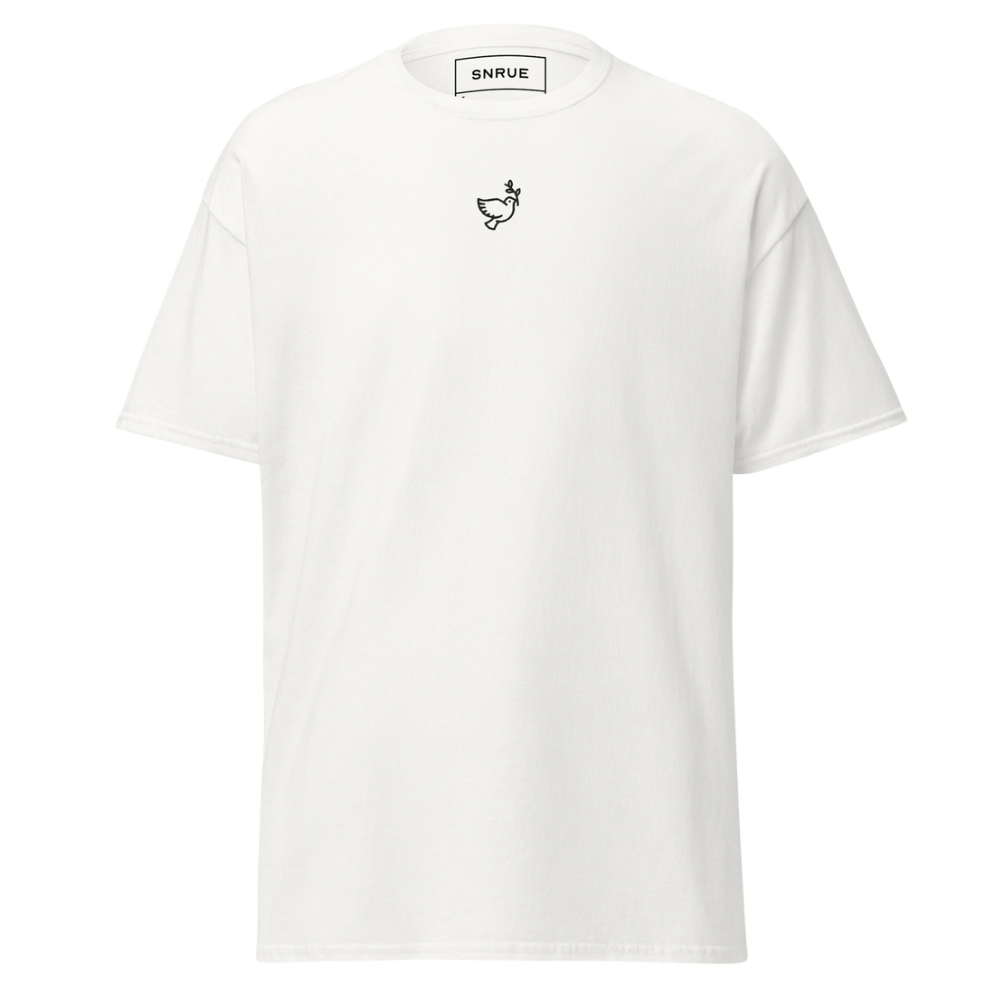 The Wisdom & Peace Tee – White Edition by SNRUE®